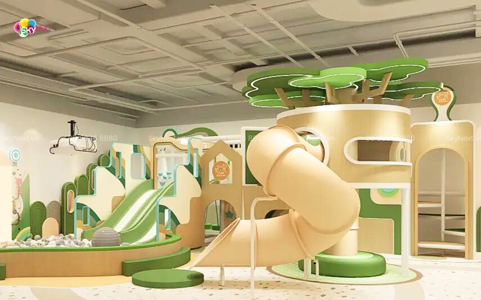 Chi phí mở kids cafe 100m2: Dự toán vốn và hoàn vốn 2 Dự toán chi phí mở kids cafe 100m2 kết hợp khu vui chơi trẻ em